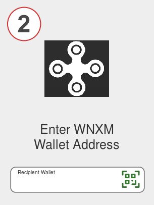 Exchange ada to wnxm - Step 2