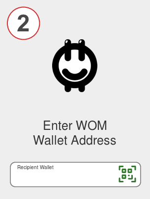 Exchange ada to wom - Step 2