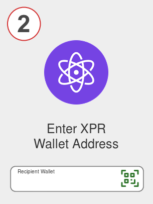 Exchange ada to xpr - Step 2