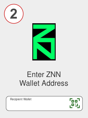 Exchange ada to znn - Step 2