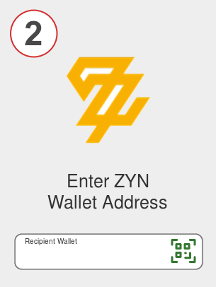 Exchange ada to zyn - Step 2