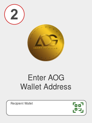 Exchange avax to aog - Step 2