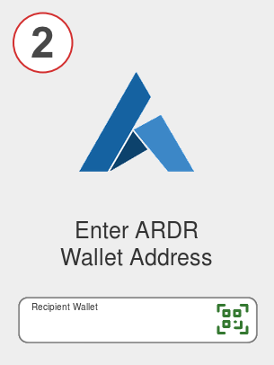 Exchange avax to ardr - Step 2