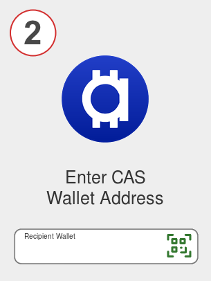 Exchange avax to cas - Step 2