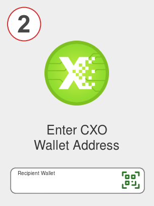 Exchange avax to cxo - Step 2
