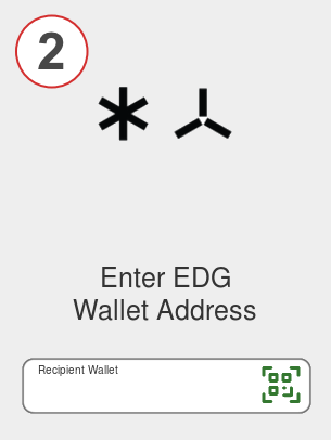 Exchange avax to edg - Step 2