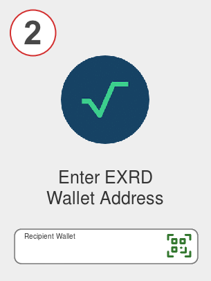 Exchange avax to exrd - Step 2
