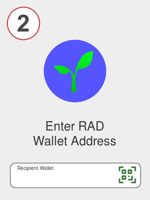 Exchange avax to rad - Step 2