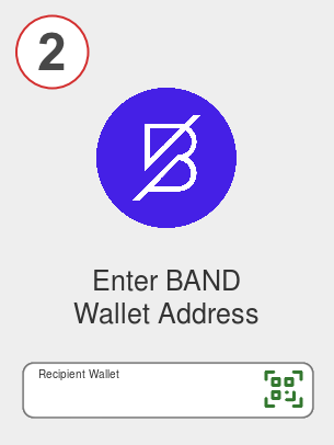 Exchange bnb to band - Step 2