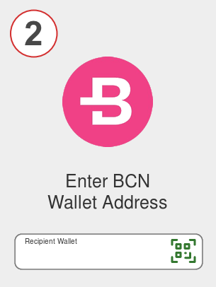 Exchange bnb to bcn - Step 2