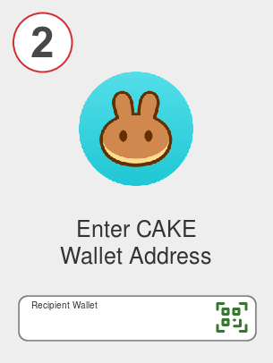 Exchange bnb to cake - Step 2