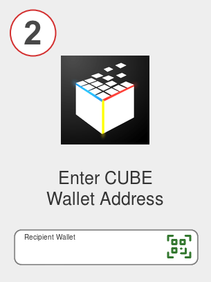 Exchange bnb to cube - Step 2
