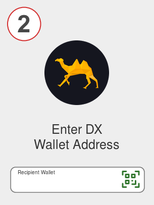 Exchange bnb to dx - Step 2
