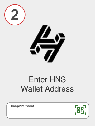 Exchange bnb to hns - Step 2