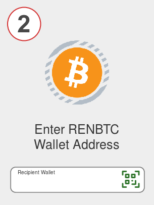 Exchange bnb to renbtc - Step 2