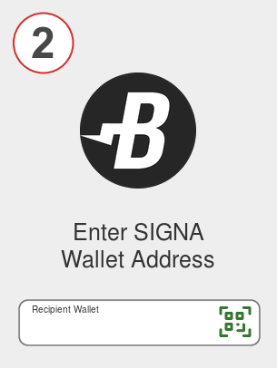 Exchange bnb to signa - Step 2
