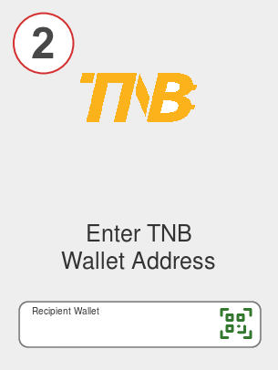 Exchange bnb to tnb - Step 2