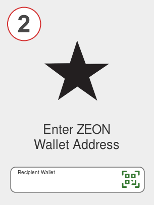 Exchange bnb to zeon - Step 2