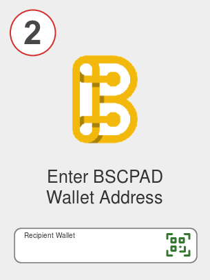 Exchange btc to bscpad - Step 2