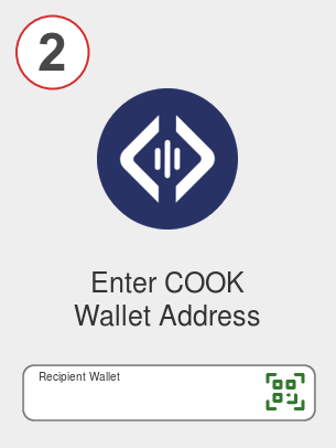 Exchange btc to cook - Step 2