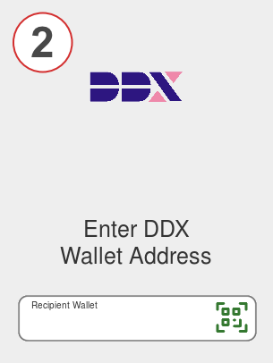 Exchange btc to ddx - Step 2