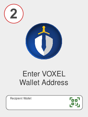 Exchange btc to voxel - Step 2