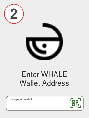 Exchange btc to whale - Step 2
