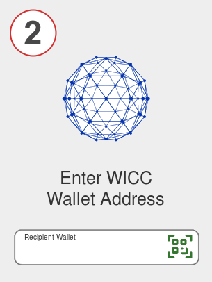 Exchange btc to wicc - Step 2