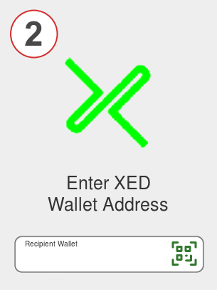 Exchange btc to xed - Step 2
