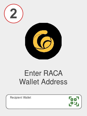 Exchange busd to raca - Step 2