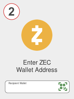 Exchange dcr to zec - Step 2