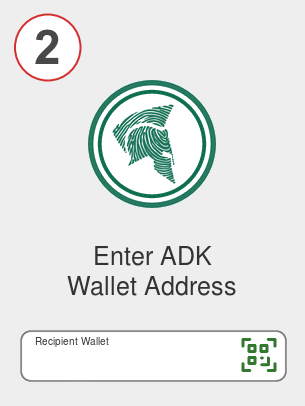 Exchange doge to adk - Step 2
