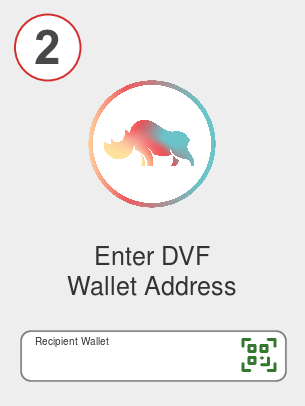 Exchange doge to dvf - Step 2