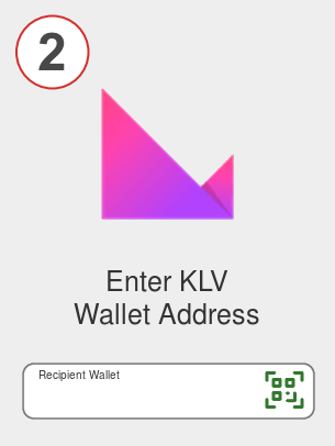 Exchange doge to klv - Step 2