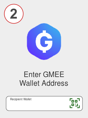 Exchange dot to gmee - Step 2