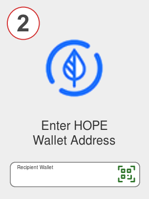 Exchange dot to hope - Step 2