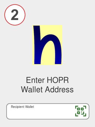 Exchange dot to hopr - Step 2