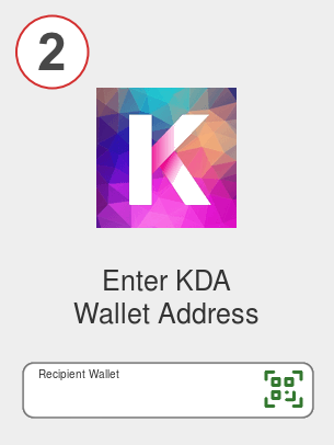 Exchange dot to kda - Step 2