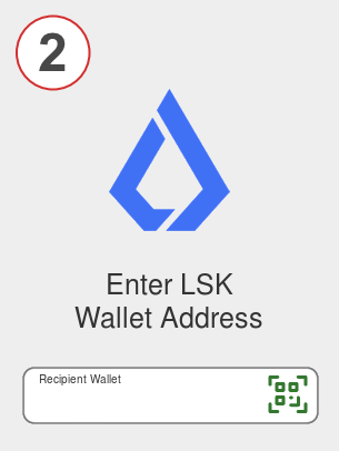 Exchange dot to lsk - Step 2