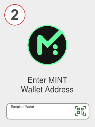 Exchange dot to mint - Step 2