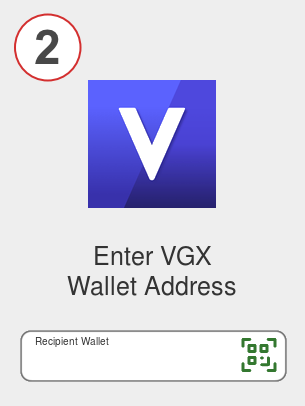 Exchange dot to vgx - Step 2