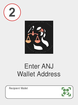 Exchange eth to anj - Step 2