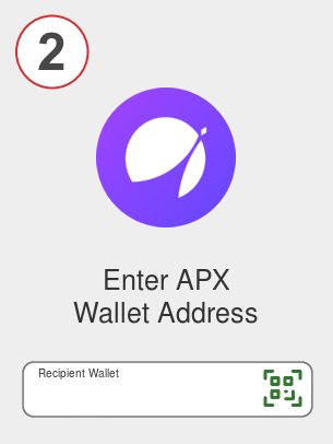 Exchange eth to apx - Step 2