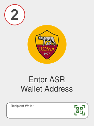 Exchange eth to asr - Step 2