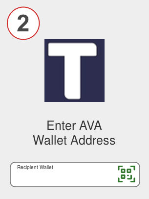 Exchange eth to ava - Step 2