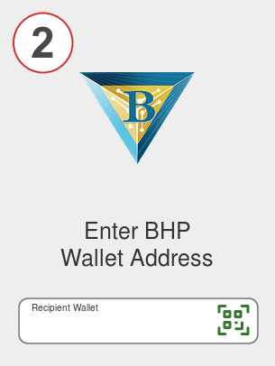 Exchange eth to bhp - Step 2