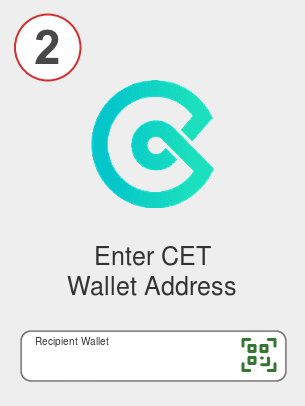 Exchange eth to cet - Step 2
