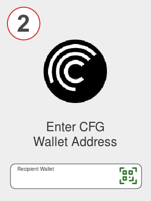 Exchange eth to cfg - Step 2