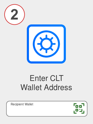 Exchange eth to clt - Step 2
