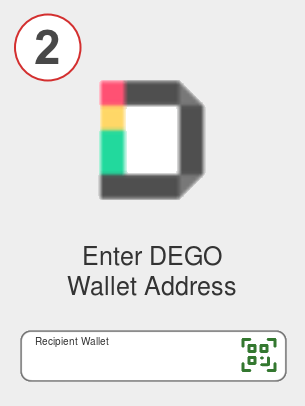 Exchange eth to dego - Step 2